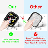 2 Pack [No Screen Protector] Bumper Case For Apple Watch Series 10 42Mm, Slim Shockproof Protective Bumper Cover For Iwatch S10 Accessories 42Mm, Black+Clear