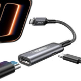 Usb C To Hdmi With Pd Charger Adapter, 2-In-1 Type-C To Hdmi 4K@30Hz 100W Usb