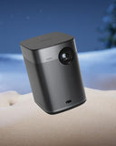 Halo+ Gtv New Portable Projector, Google Tv With Licensed Netflix, 700 Iso Lumens, 2 X 5W Harman Kardon Speakers, Auto Focus, Isa, Wi-Fi, Built-In Battery With 2.5 Hours Playtime