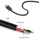 Black Garmin Compatible Replacement - Micro Usb Cable – Connects With Pc - Helps To Update And Transfer Data – Plug And Play - 6 Ft. Long Wire. Garmin Part Number: 010-11478-01