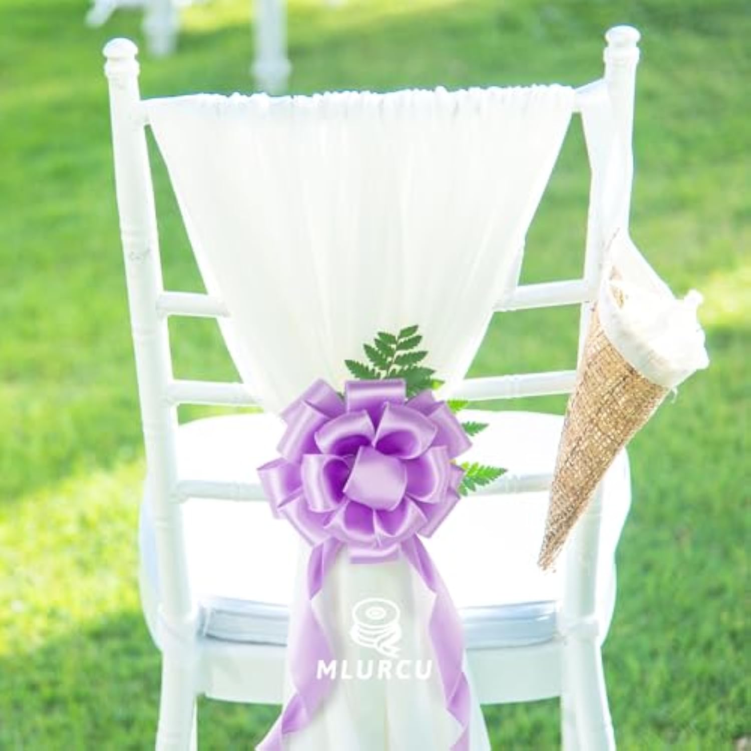 Light Purple Wired Satin Ribbon 1.5 Inch X 20 Yards Large Roll, Polyester Fabric, Lavender Lilac Wire Ribbon For Wreaths, Bows Making, Diy Crafts, Gift Wrapping, Christmas Tree, Front Door Decor