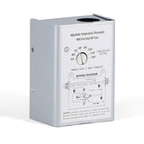 Attic Fan Thermostat Control With Built-In Fire Safety Shut Off, Adjustable Temperature Controller 120 Volt Thermostat Replacement For Power Attic Ventilators And Exhaust Fan