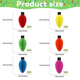 12Pcs Merry Christmas Honeycomb Ball Decorations Centerpieces For Tables Holiday String Lights Hanging Ceiling Sign Merry And Bright Party Supplies For Christmas Theme Birthday Baby Shower Party Favor