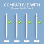 Replacement Tips For Apple Pencil 2Nd Gen & 1St Gen- [8 Pack] Apple Pencil Spare No Wear Out Fine Point Precise Control Apple Pen Tip, Plastic Tips + Metal Tips