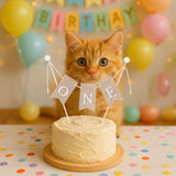 Handmade One Cake Topper, First Birthday Cake Topper, 1St Birthday Decorations, Photo Prop, Baby Shower, Best Birthdays Party Supplies