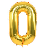 40 Inch Gold Large Numbers Balloon 0-9(Zero-Nine) Birthday Party Decor