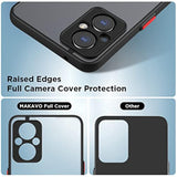 OnePlus Nord N20 5G Ultra Thin Slim Fit Case with Camera Cover and Screen Protector, Black