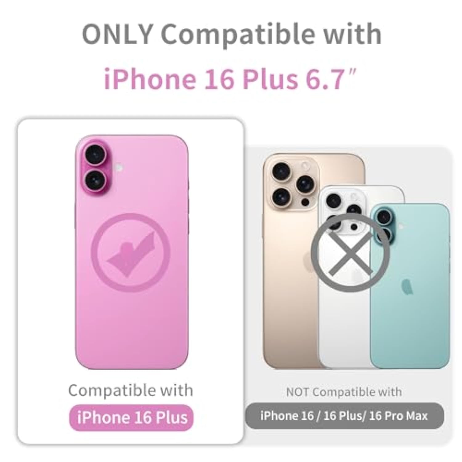 Clear Glitter TPU iPhone 16 Plus Case Sparkly Slim Shockproof Cover