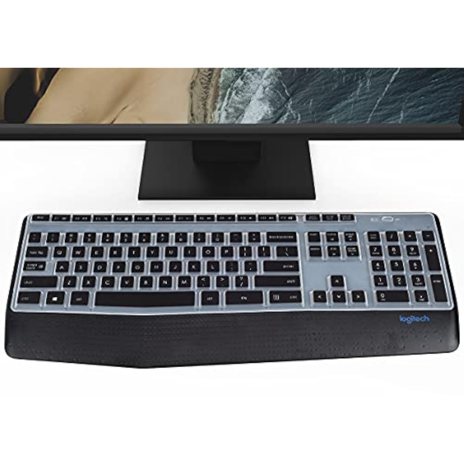 Keybord Cover Skin Compatible With Logitech Mk345 Wireless Keyboard, Logitech