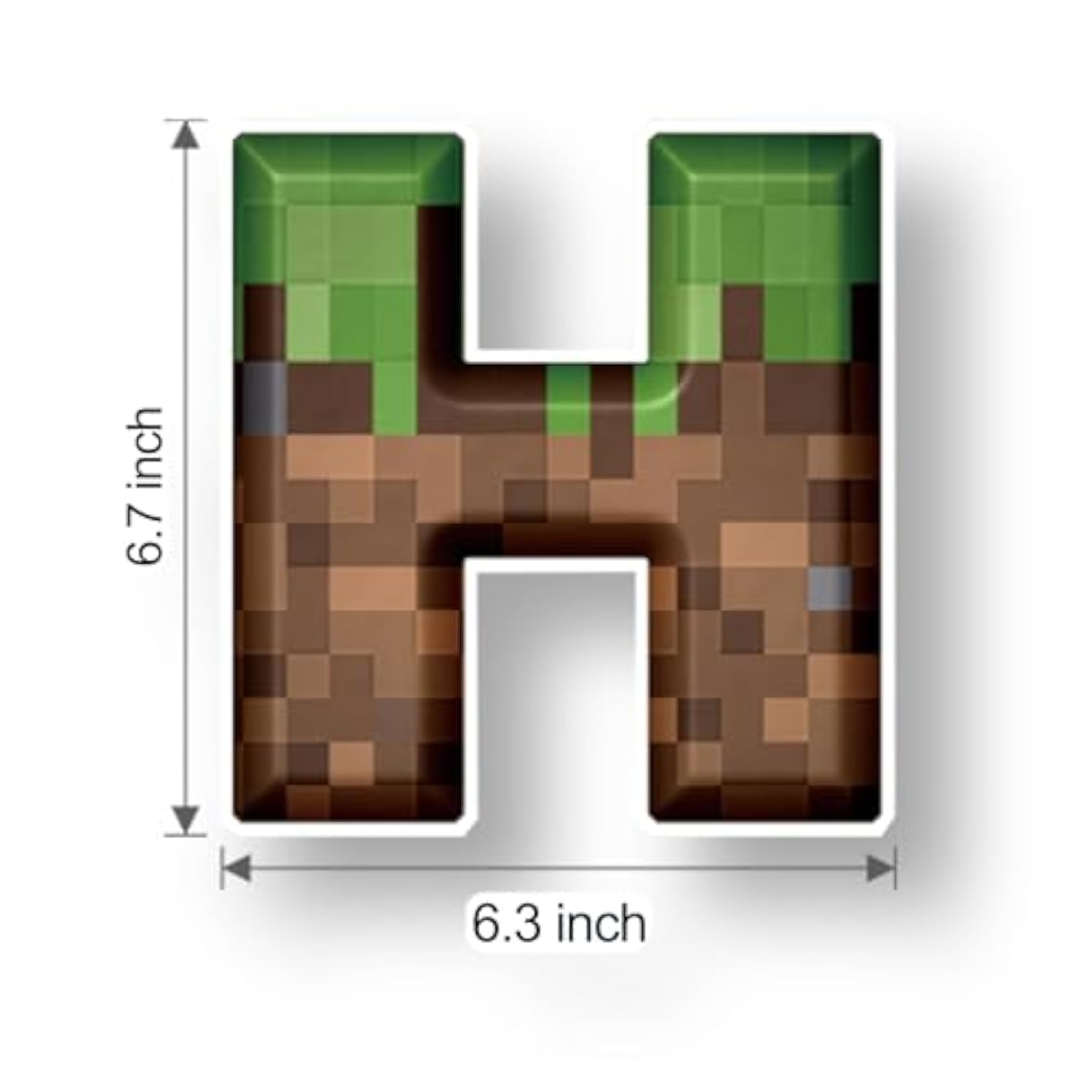 Pixel Birthday Decorations,Happy Birthday Banner,Mining Theme Party Favors Supplies