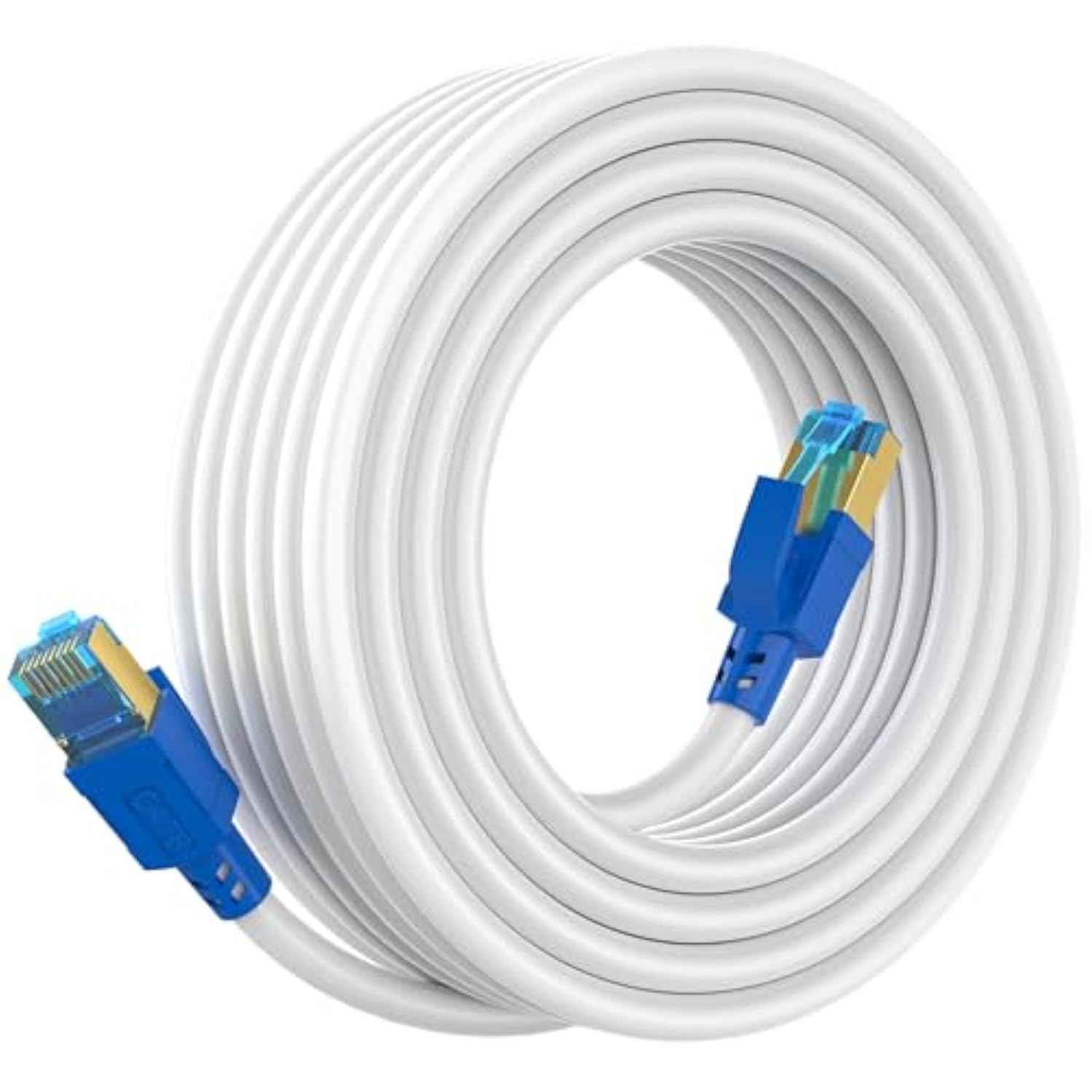 Cat 8 Ethernet Cable 15 Ft, 26Awg 40Gbps 2000Mhz Ultra Speed Cat8 Lan Network