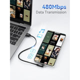 3 Pack 90 Degree Usb C Cable, 0.6Ft Short Right Angle Type C Charger Braided Usbc To Usb A 20Cm Charging And Data Sync Cord Compatible For S10 S9 S8, P40 P30 P20, Mate 30/20, Pixel