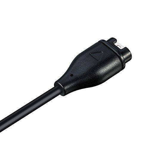Charger for Garmin Vivoactive 6 5 4 4S 3, Replacement Charging Cable Cord Plus a White Silicone Charger Port Anti Dust Plug for Garmin Vivoactive