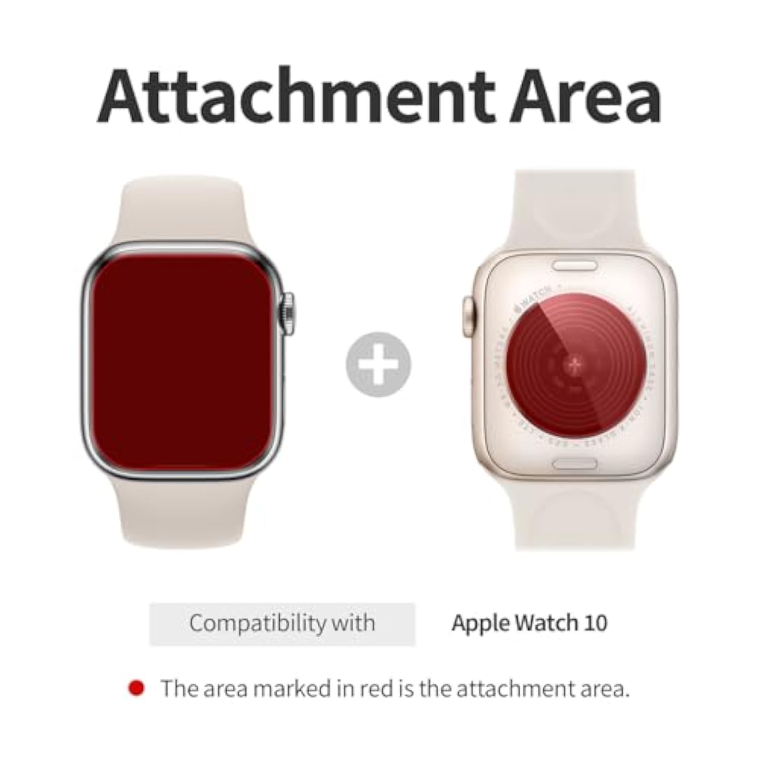 [3+3 Pcs Full Coverage Back & Screen Protector For Apple Watch 10 42Mm (2024), Easy Install, Flexible Film, Anti-Scratch, Heart Rate Sensor Protection
