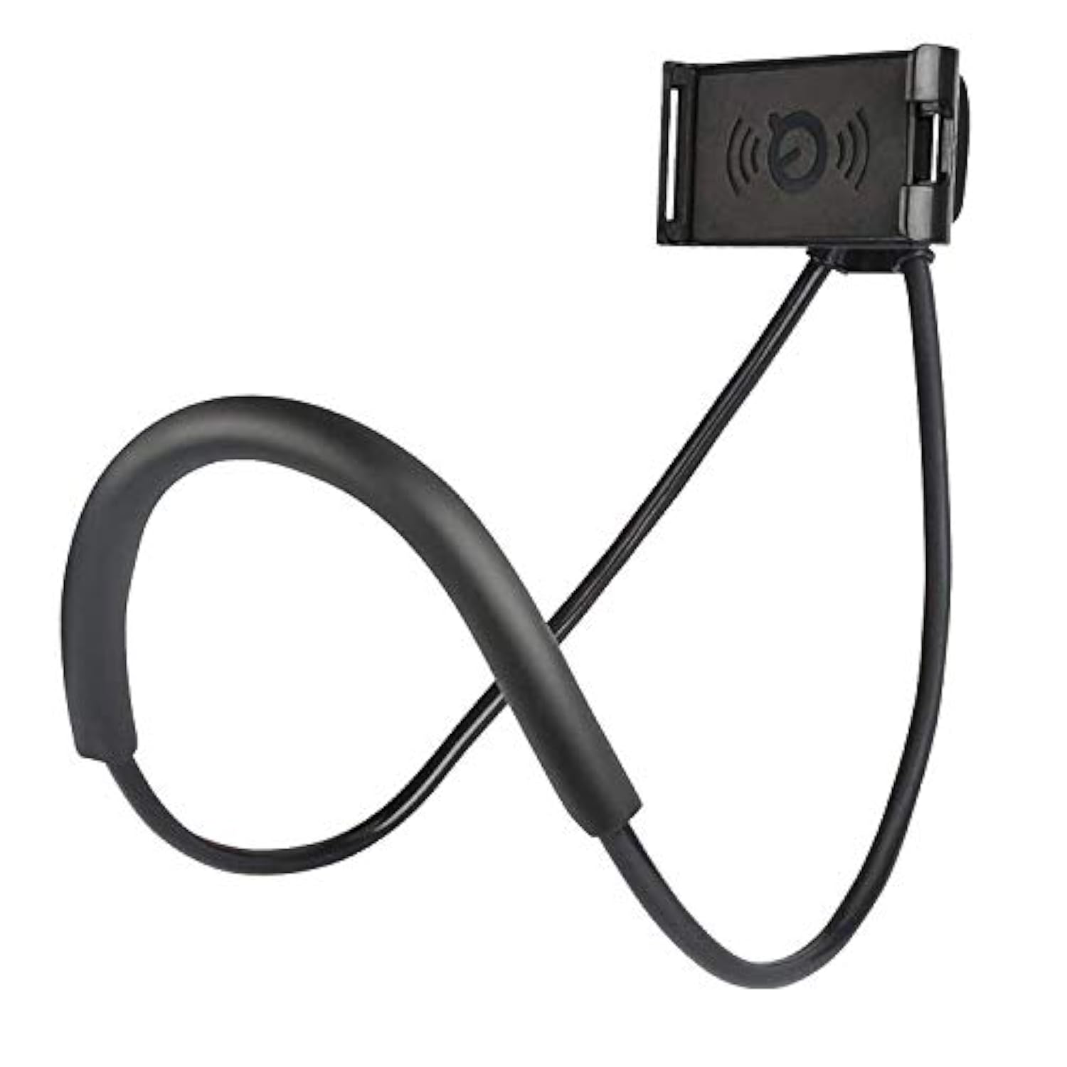 Cell Phone Stand Hanging On Neck Upgraded, Hands-Free Mobile Phone Holder Clip On Bed/Table 360° Rotation Iphone Tablet Mount Bracket, 27.6''/70 Cm Length For 4.7''-7.6'' Screen