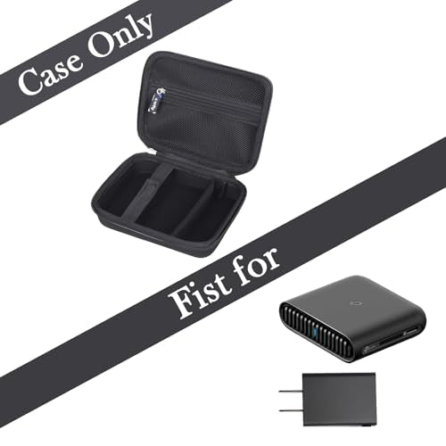 Case For Tp-Link Dual-Band Wi-Fi 6 Ax3000 / Ax1500 Travel Router - Hard Travel Protective Carrying Storage Bag (Black)