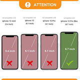 Crossbody Wallet Case For Iphone 13 Pro Max, Rfid Blocking Pu Leather Zipper Handbag Purse Flip Cover, Kickstand Folio Case With Card Slots Holder Wrist Strap Lanyard 5G 6.7 Inch (Black)