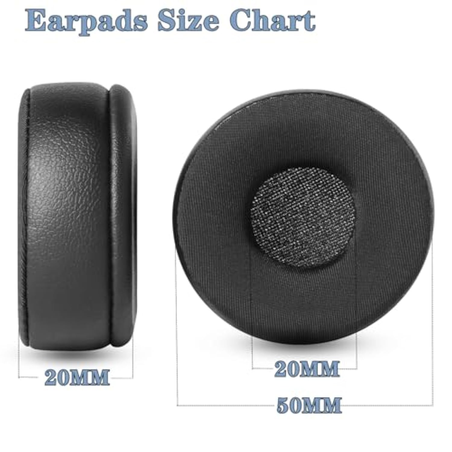 50Mm Earpads Cooling Gel Compatible With Jabra Pro 920 Pro 930 Pro 925 Pro 935/Vxi Blueparrott B250-Xts 204123 B250-Xt/Telex Airman 750 760/Blackwire C320 3210 3220 3320 Headset Round Earpads