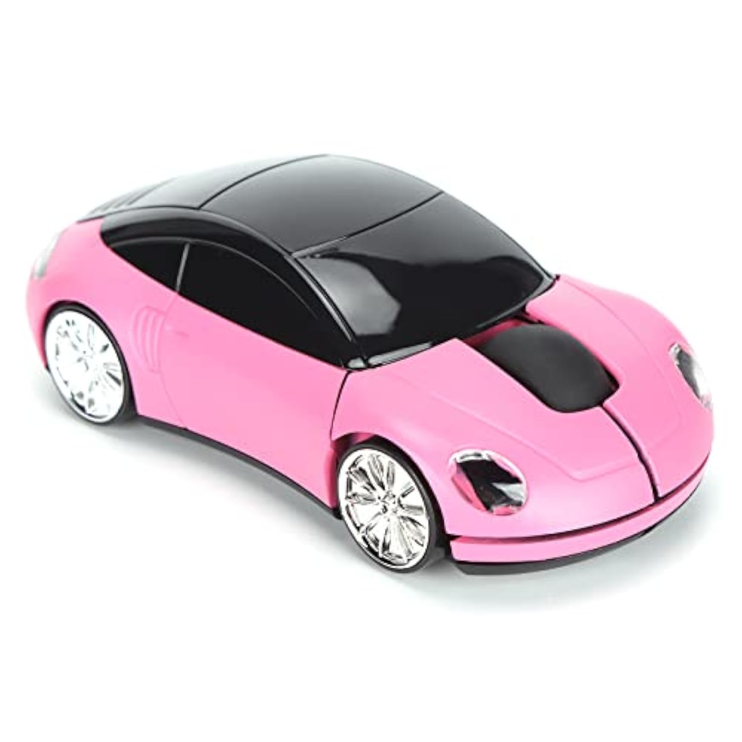 2.4G Mouse For Laptop, Mini Car Shaped Smart Cordless Mouse, Ergonomic Game Mouse With Usb Receiver, Gifts For Girls()