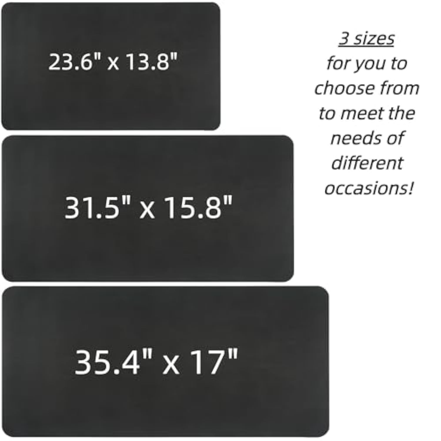 Desk Pad Mat Pu Leather Non-Slip Water-Resistant Desk Matt For Desktop