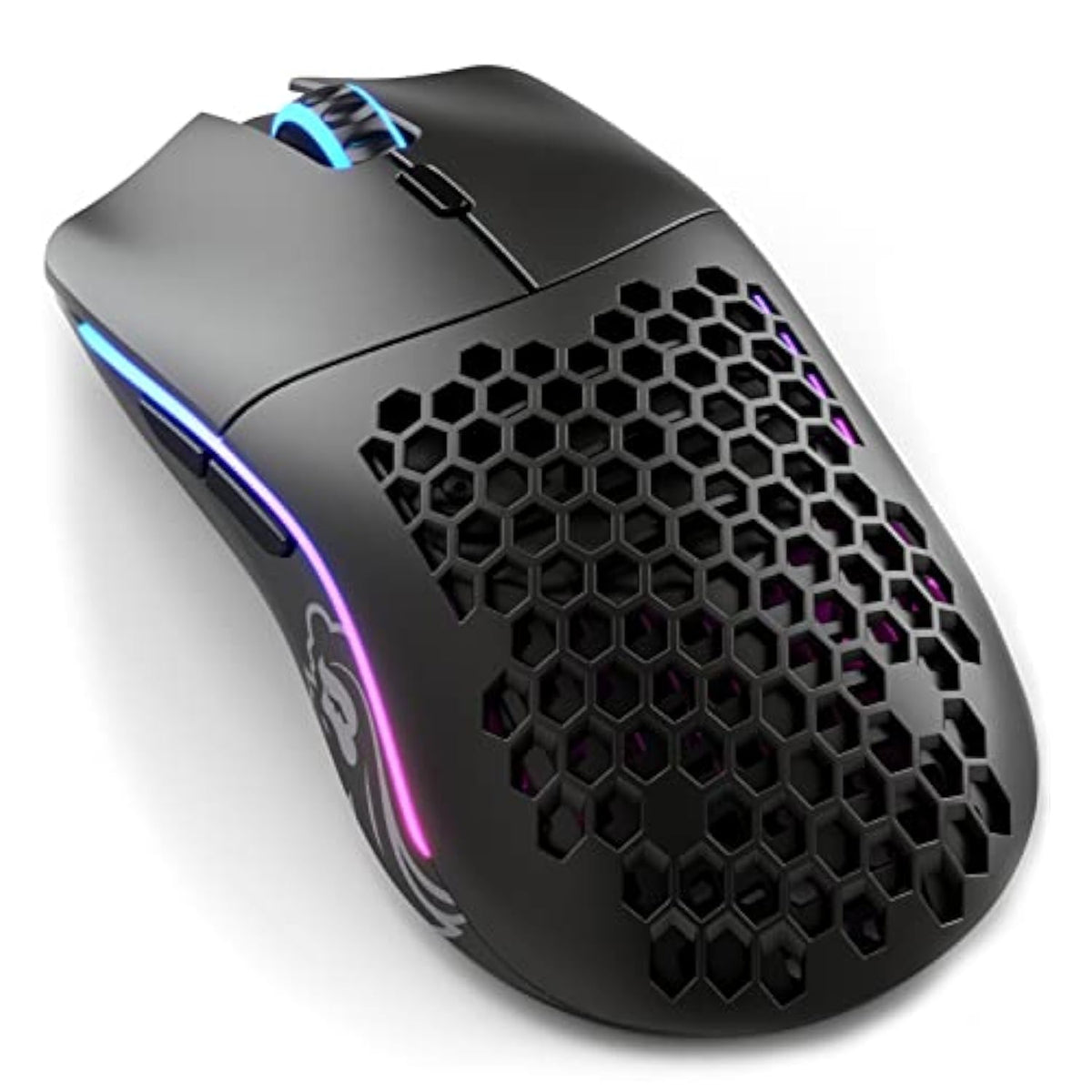 Glorious Model O Wireless Gaming Mouse - Superlight, 69g Honeycomb Design, RGB, Ambidextrous, Lag Free 2.4GHz Wireless, Up to 71 Hours Battery - Matte Black