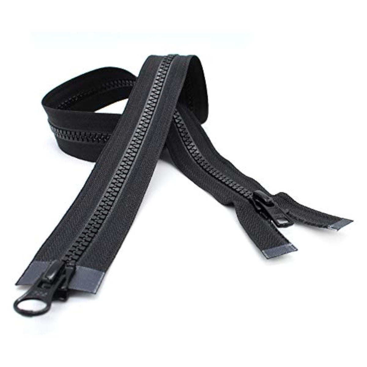 Vislon 2-Way Separating Zipper, 26", Black