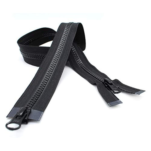 Vislon 2-Way Separating Zipper, 26", Black