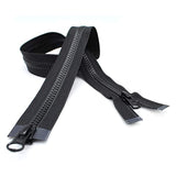 Vislon 2-Way Separating Zipper, 26", Black
