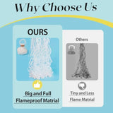 40Pack Streamers Poppers, No Mess Paper Crackers, Hand Throw Confetti Streamer For Birthday, Wedding, Party Celebrations, White