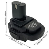 Makita 18V Battery Adapter Converter for Ni-Cd/Ni-MH and Lithium Cordless Tools
