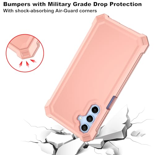 for  Galaxy A26 Case with Screen Protector, Galaxy A17 5G Dual Layer Phone Case, Shockproof Corners TPU Bumper, Slim Silicone, Rugged