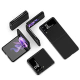 Case For Samsung Galaxy Z Flip 3 5G 2021, Slim Fit Matte Pc Cover Phone Case For Galaxy Z Flip3 - Black