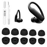 Replacement Ear Tips Compatible with Beats Powerbeats Pro 2 Earbuds with Cleaner Kit, Soft Silicone Earbuds Eartips for Beats Fit Pro, Studio Buds,