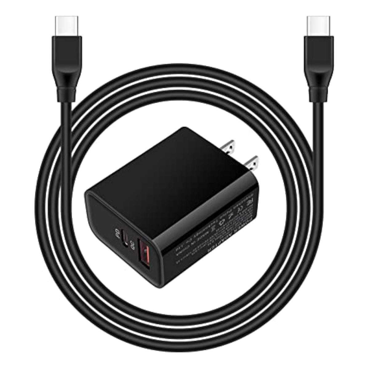 Type C Charger Super Fast Charging Compatible For Moto G Power 2025 2024/G Stylus 2023/G 5G/G Pure/G Play 2024/G7/Edge 5G Uw/One 5G Ace/One 5G Uw/Edge Plus 2022,20W Usbc Wall Charger+C Charging Cable