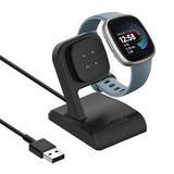 Charger for Fitbit Versa 4/3, Sense 2/1, Smart Watch Charging Stand Dock with 3.3ft USB Cable Cord