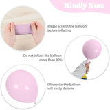 50pcs Pink Bow Latex Balloons for Birthday, Bachelorette & Wedding Parties