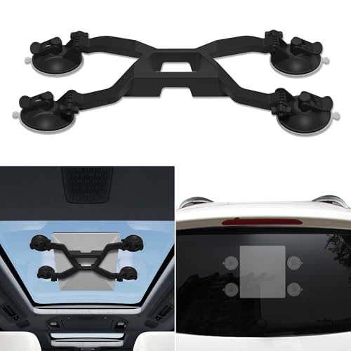 Starlink Mini Mount/mini X for Car, Suction Cup Mount 360° Adjustable - Compatible with Starlink Mini Roof/Windshield/Sunroof - Secure Stable