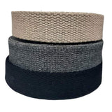 Heavy Cotton Webbing 1 Inch - Straps For Arts And Crafts - (Black, 10