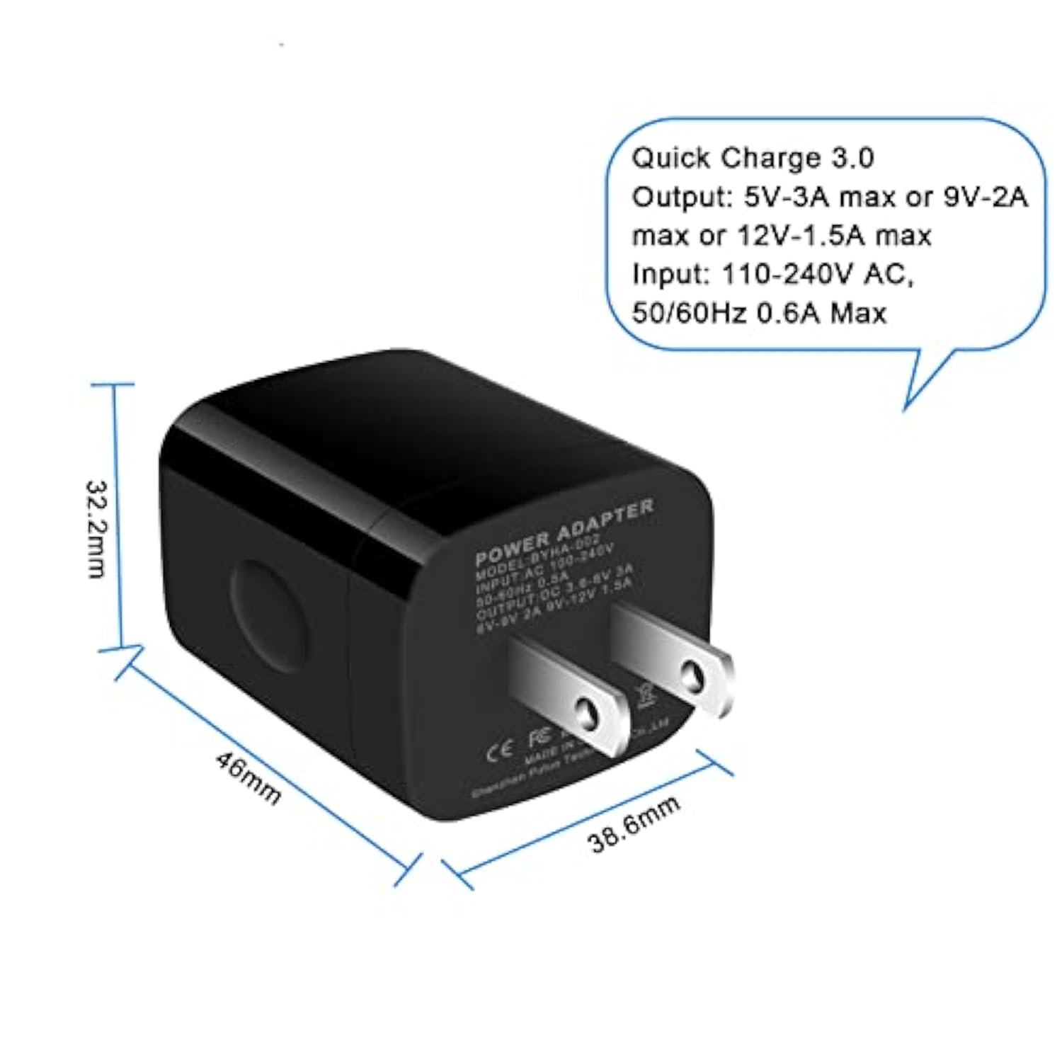 Quick Charge 3.0 Fast Charger For Lg Velvet 5G Wing, Lg Stylo 4 5 6, Lg G5 G6 G7 G8 G8X V20 V30 V40 V50 Thinq, K51 K61 K71 K92