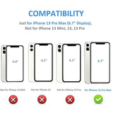 Rose Gold iPhone 13 Pro Max Wallet Case with Card Holder, PU Leather Kickstand and Double Magnetic Clasp