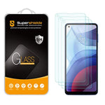 (3 Pack) Designed For Motorola Moto G Power (2021) Tempered Glass Screen Protector, Anti Scratch, Bubble Free