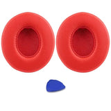 Professional Replacement Ear Pads For Beats Solo 2 & Beats Solo 3 Wireless Headphone,Noise Isolation Memory Foam,Softer Pu Leather,Stronger Adhesive,Updated Thickened