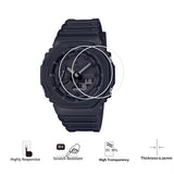 for Casio GA-2100 Screen Protector, 9H Hardness Tempered Glass Screen Protector for Casio GA-2100 with Anti-Fingerprint Bubble-Free Crystal Clear (2