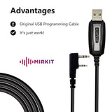 Baofeng Programming Cable For Two Way Ham Portable Radios: Uv-5R, 5Ra, 5R Plus, 5Re, Uv-82, Bf-F8Hp, Uv3R Plus, Bf-888S, 5R Ex, 5Rx3, Ga-2S, Bf-F8+, H777 Uv82Hp