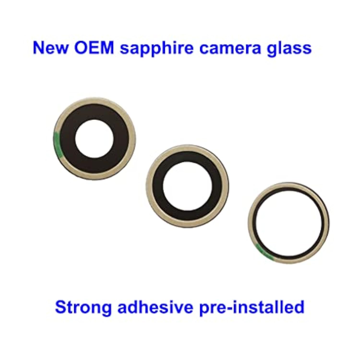 3Pcs Oem Rear Camera Glass Lens Replacement For Iphone 13 Pro Max And For Iphone 13 Pro With Adhesive Preinstalled And Repair Tools Kit (For 13 Pro / 13 Pro Max)