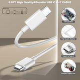 Fast Iphone 16 15 Charger,40W Dual Usb C Fast Charging Block Adapter 2Pack 10Ft Long Usb C To C Charging Cable For Iphone 15/Iphone15 Pro/Iphone 15 Pro Max/Ipad Mini 6/Ipad Air5/4,Ipad Pro 12.9/Ipad10
