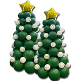 Christmas Tree Balloon Kit, Green Balloons Garland Arch White Balloons Green balloons 93 Pieces Latex Balloons for Xmas/New YearParty Decoration