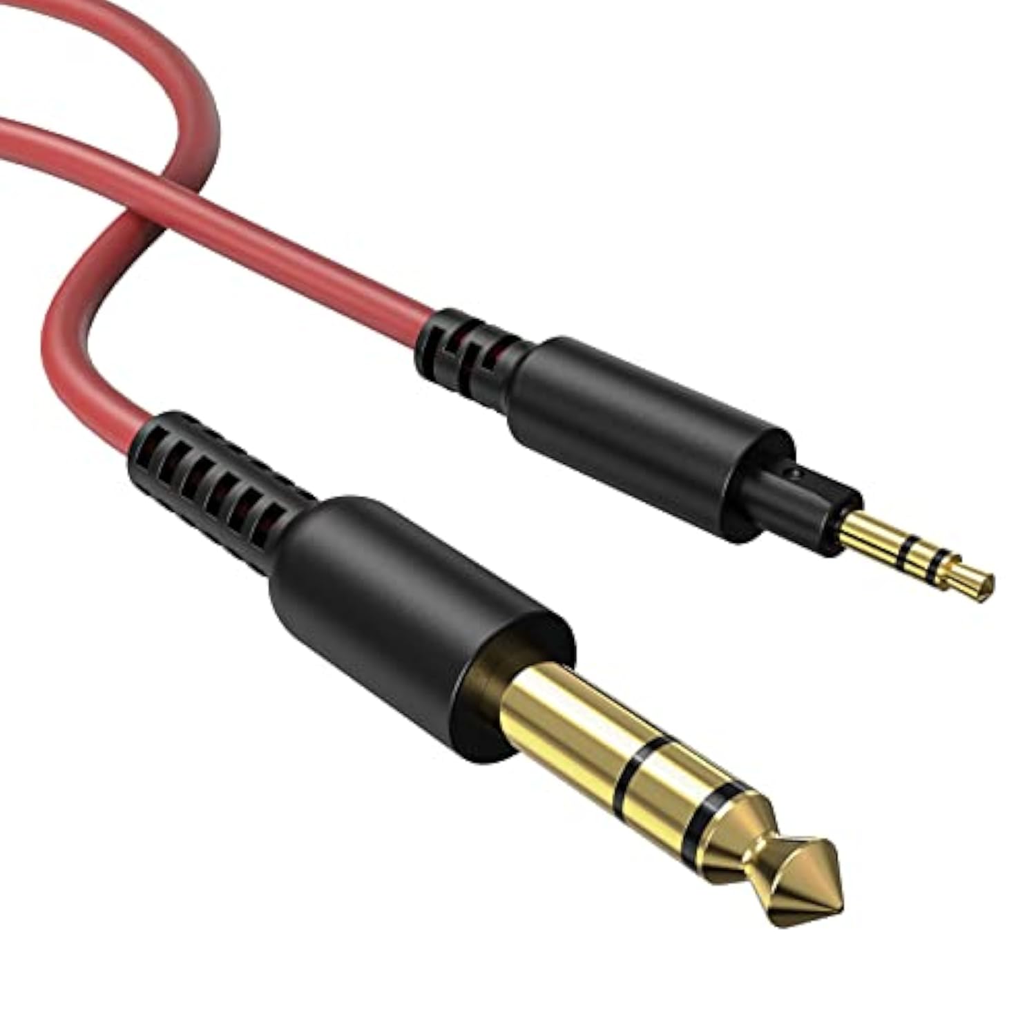 Fusion A71/Hifi/Pro C/Pro M Wired Headphones Audio Cable Red - 6.35Mm To 3.5Mm