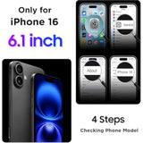 Waterproof iPhone 16 Case, Built-in Screen & Camera Protector, Shockproof, 6.1"