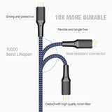 Iphone Charger Cable 10Ft 5Pack,[Apple Certified] Long Lightning Cable 10 Foot Iphone Charging Cord For Iphone 12/11/11 Pro/X/Xs Max/Xr/8/8 Plus/7/6/6S/Se/5C/5S/5 Ipad Air 2/Mini Airpods